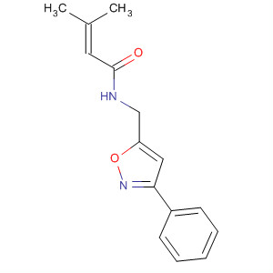 596125-27-8  2-Butenamide, 3-methyl-N-[(3-phenyl-5-isoxazolyl)methyl]-