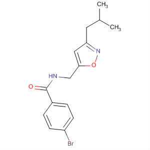 596126-37-3  Benzamide, 4-bromo-N-[[3-(2-methylpropyl)-5-isoxazolyl]methyl]-