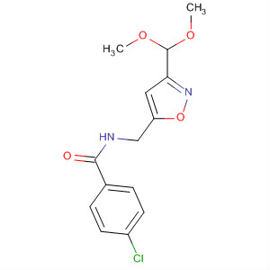 596126-66-8  Benzamide, 4-chloro-N-[[3-(dimethoxymethyl)-5-isoxazolyl]methyl]-