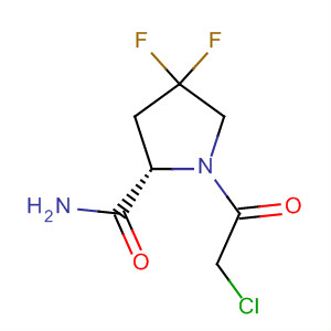 596817-01-5  2-Pyrrolidinecarboxamide, 1-(chloroacetyl)-4,4-difluoro-, (2S)-