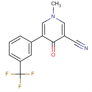 59757-55-0  3-Pyridinecarbonitrile,1,4-dihydro-1-methyl-4-oxo-5-[3-(trifluoromethyl)phenyl]-