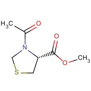 59779-72-5  4-Thiazolidinecarboxylic acid, 3-acetyl-, methyl ester, (4R)- 59779-72-5  4-Thiazolidinecarboxylic acid, 3-acetyl-, methyl ester, (4R)-