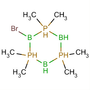 59830-75-0  1,3,5,2,4,6-Triphosphatriborin,2-bromo-1,1,2,2,3,3,4,4,5,5,6,6-dodecahydro-1,1,3,3,5,5-hexamethyl-