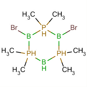 59831-60-6  1,3,5,2,4,6-Triphosphatriborin,2,4-dibromo-1,1,2,2,3,3,4,4,5,5,6,6-dodecahydro-1,1,3,3,5,5-hexamethyl-