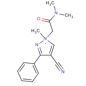 59844-76-7  1H-Pyrazole-1-acetamide, 4-cyano-N,N,a-trimethyl-3-phenyl-