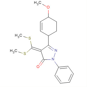 59848-49-6  3H-Pyrazol-3-one,4-[bis(methylthio)methylene]-2,4-dihydro-5-(4-methoxyphenyl)-2-phenyl-