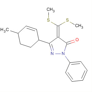 59848-50-9  3H-Pyrazol-3-one,4-[bis(methylthio)methylene]-2,4-dihydro-5-(4-methylphenyl)-2-phenyl-