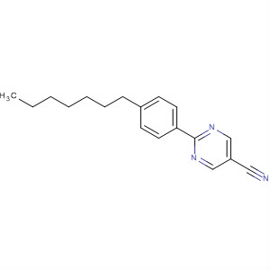 59855-47-9  5-Pyrimidinecarbonitrile, 2-(4-heptylphenyl)- 59855-47-9  5-Pyrimidinecarbonitrile, 2-(4-heptylphenyl)-