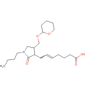 59858-02-5  Acide 5-hepténoïque,7-[1-butyl-2-oxo-4-[[(tétrahydro-2H-pyran-2-yl)oxy]méthyl]-3-pyrrolidinyl]- 