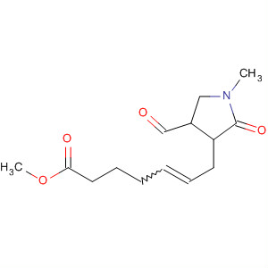 59858-10-5  5-Heptenoic acid, 7-(4-formyl-1-methyl-2-oxo-3-pyrrolidinyl)-, methylester 59858-10-5  5-Heptenoic acid, 7-(4-formyl-1-methyl-2-oxo-3-pyrrolidinyl)-, methylester