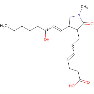 59858-21-8  4-Heptenoic acid,7-[4-(3-hydroxy-1-octenyl)-1-methyl-2-oxo-3-pyrrolidinyl]-