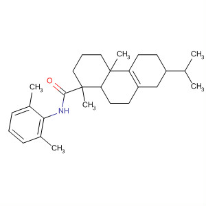 59861-30-2  1-Phenanthrenecarboxamide,N-(2,6-dimethylphenyl)-1,2,3,4,4a,5,6,7,8,9,10,10a-dodecahydro-1,4a-dimethyl-7-(1-methylethyl)-