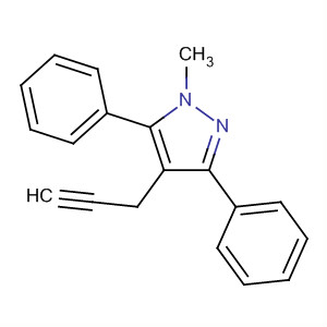 59876-01-6  1H-Pyrazole, 1-methyl-3,5-diphenyl-4-(2-propynyl)-