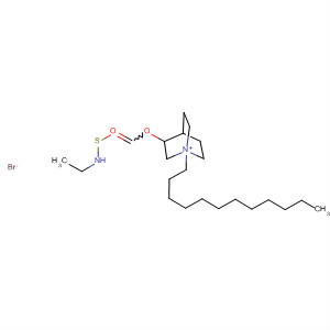 59884-10-5  1-Azoniabicyclo[2.2.2]octane,1-dodecyl-3-[(ethylamino)thioxomethoxy]-, bromide