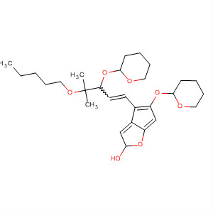 59896-57-0  2H-Cyclopenta[b]furan-2-ol,hexahydro-4-[4-methyl-4-(pentyloxy)-3-[(tetrahydro-2H-pyran-2-yl)oxy]-1-pentenyl]-5-[(tetrahydro-2H-pyran-2-yl)oxy]-