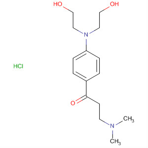 59902-07-7  1-Propanone,1-[4-[bis(2-hydroxyethyl)amino]phenyl]-3-(dimethylamino)-,monohydrochloride