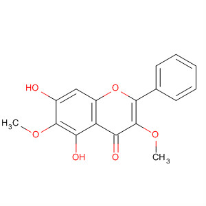 59917-40-7  4H-1-Benzopyran-4-one, 5,7-dihydroxy-3,6-dimethoxy-2-phenyl-