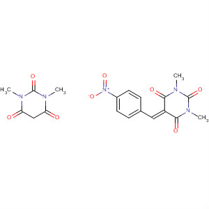 599204-89-4  2,4,6(1H,3H,5H)-Pyrimidinetrione,5,5'-[(4-nitrophenyl)methylene]bis[1,3-dimethyl-