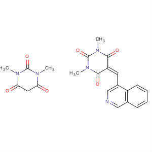 599204-98-5  2,4,6(1H,3H,5H)-Pyrimidinetrione,5,5'-(4-isoquinolinylmethylene)bis[1,3-dimethyl-
