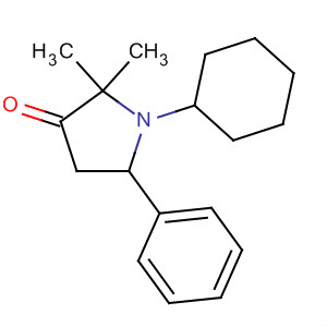 59959-78-3  3-Pyrrolidinone, 1-cyclohexyl-2,2-dimethyl-5-phenyl-