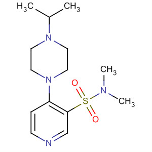 57725-24-3  3-Pyridinesulfonamide,N,N-dimethyl-4-[4-(1-methylethyl)-1-piperazinyl]-