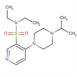 57725-26-5  3-Pyridinesulfonamide, N,N-diethyl-4-[4-(1-methylethyl)-1-piperazinyl]-