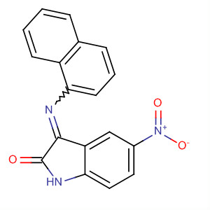 57743-18-7  2H-Indol-2-one, 1,3-dihydro-3-(1-naphthalenylimino)-5-nitro-