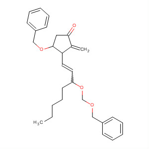 57768-22-6  Cyclopentanone,2-methylene-4-(phenylmethoxy)-3-[3-[(phenylmethoxy)methoxy]-1-octenyl]-