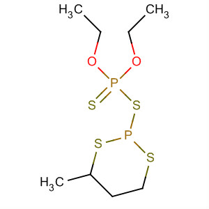 57779-13-2  1,3,2-Dithiaphosphorinane, 2-[(diethoxyphosphinothioyl)thio]-4-methyl-