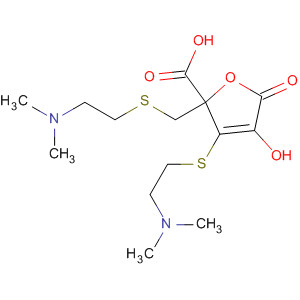 577953-10-7  2-Furancarboxylic acid,3-[[2-(dimethylamino)ethyl]thio]-2-[[[2-(dimethylamino)ethyl]thio]methyl]-2,5-dihydro-4-hydroxy-5-oxo-
