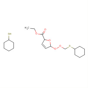 577953-31-2  2-Furancarboxylic acid,3-(cyclohexylthio)-2-[(cyclohexylthio)methyl]-2,5-dihydro-4-hydroxy-5-oxo-, ethyl ester