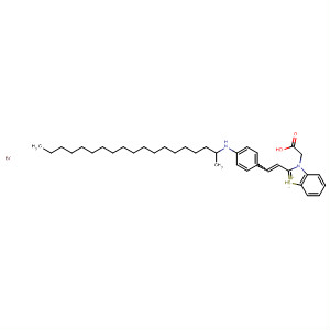 577975-79-2  Benzothiazolium,3-(carboxymethyl)-2-[2-[4-(methyloctadecylamino)phenyl]ethenyl]-,bromide