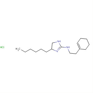 578009-01-5  1H-Imidazol-2-amine,N-[2-(1-cyclohexen-1-yl)ethyl]-4-hexyl-4,5-dihydro-, monohydrochloride