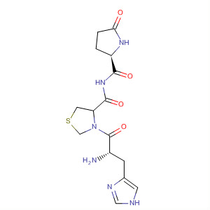 57817-98-8  4-Thiazolidinecarboxamide, 3-[N-(5-oxo-L-prolyl)-L-histidyl]-, (R)-