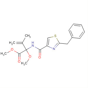 57840-42-3  3-Butenoic acid,2-methoxy-3-methyl-2-[[[2-(phenylmethyl)-4-thiazolyl]carbonyl]amino]-,methyl ester