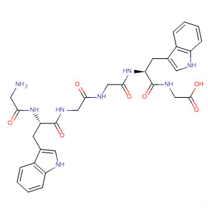 57850-31-4  Glycine, N-[N-[N-[N-(N-glycyl-L-tryptophyl)glycyl]glycyl]-L-tryptophyl]-