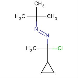 57908-76-6  Diazene, (1-chloro-1-cyclopropylethyl)(1,1-dimethylethyl)-