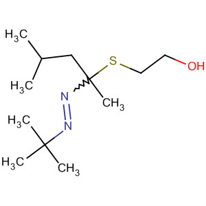 57909-40-7  Ethanol, 2-[[1-[(1,1-dimethylethyl)azo]-1,3-dimethylbutyl]thio]-