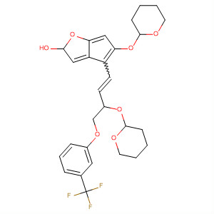 57911-04-3  2H-Cyclopenta[b]furan-2-ol,hexahydro-5-[(tetrahydro-2H-pyran-2-yl)oxy]-4-[3-[(tetrahydro-2H-pyran-2-yl)oxy]-4-[3-(trifluoromethyl)phenoxy]-1-butenyl]-