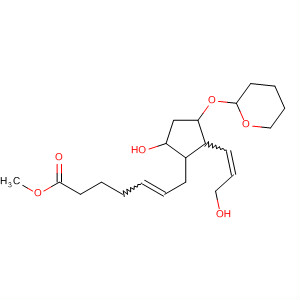 57930-38-8  5-Heptenoic acid,7-[5-hydroxy-2-(3-hydroxy-1-propenyl)-3-[(tetrahydro-2H-pyran-2-yl)oxy]cyclopentyl]-, methyl ester