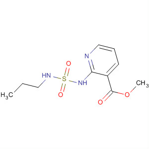 57941-96-5  3-Pyridinecarboxylic acid, 2-[[(propylamino)sulfonyl]amino]-, methylester