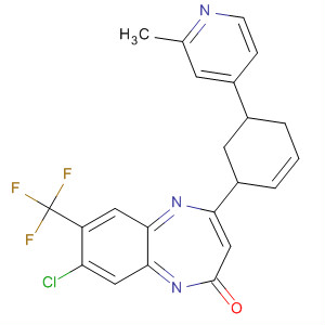 579482-14-7  2H-1,5-Benzodiazepin-2-one,8-chloro-1,3-dihydro-4-[3-(2-methyl-4-pyridinyl)phenyl]-7-(trifluoromethyl)-