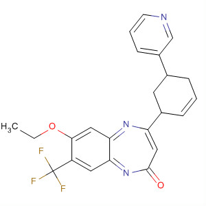 579483-06-0  2H-1,5-Benzodiazepin-2-one,7-ethoxy-1,3-dihydro-4-[3-(3-pyridinyl)phenyl]-8-(trifluoromethyl)-