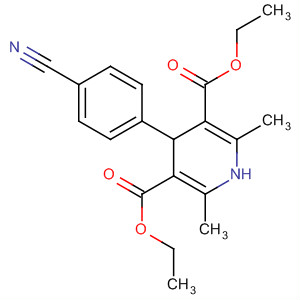 58029-71-3  3,5-Pyridinedicarboxylic acid,4-(4-cyanophenyl)-1,4-dihydro-2,6-dimethyl-, diethyl ester