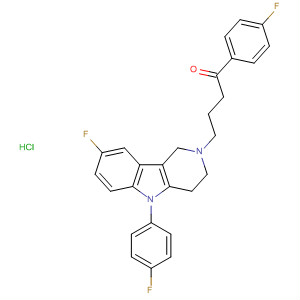 58038-78-1  1-Butanone,4-[8-fluoro-5-(4-fluorophenyl)-1,3,4,5-tetrahydro-2H-pyrido[4,3-b]indol-2-yl]-1-(4-fluorophenyl)-, monohydrochloride