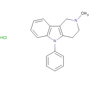 58039-06-8  1H-Pyrido[4,3-b]indole, 2,3,4,5-tetrahydro-2-methyl-5-phenyl-,monohydrochloride