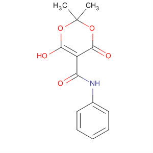 58092-77-6  4H-1,3-Dioxin-5-carboxamide, 6-hydroxy-2,2-dimethyl-4-oxo-N-phenyl- 58092-77-6  4H-1,3-Dioxin-5-carboxamide, 6-hydroxy-2,2-dimethyl-4-oxo-N-phenyl-