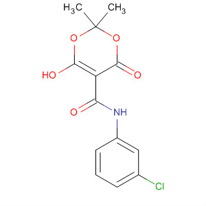 58092-78-7  4H-1,3-Dioxin-5-carboxamide,N-(3-chlorophenyl)-6-hydroxy-2,2-dimethyl-4-oxo- 58092-78-7  4H-1,3-Dioxin-5-carboxamide,N-(3-chlorophenyl)-6-hydroxy-2,2-dimethyl-4-oxo-