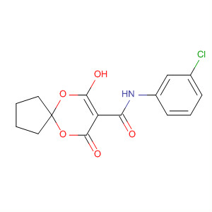 58092-86-7  6,10-Dioxaspiro[4.5]dec-7-ene-8-carboxamide,N-(3-chlorophenyl)-7-hydroxy-9-oxo-