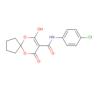 58092-87-8  6,10-Dioxaspiro[4.5]dec-7-ene-8-carboxamide,N-(4-chlorophenyl)-7-hydroxy-9-oxo-